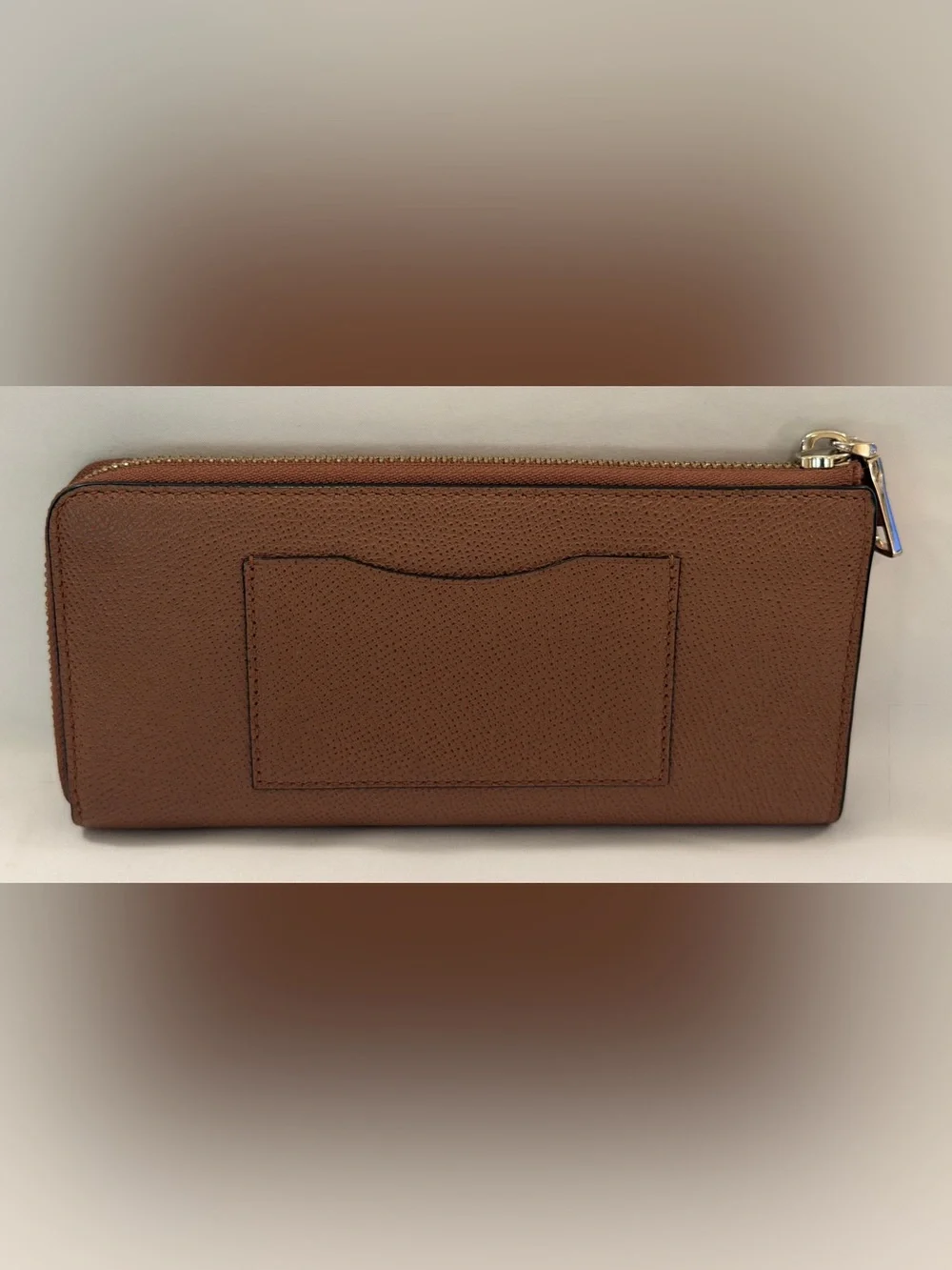 NWOT~Coach Pebbled Leather Accordion Zip Wallet~Retail $225